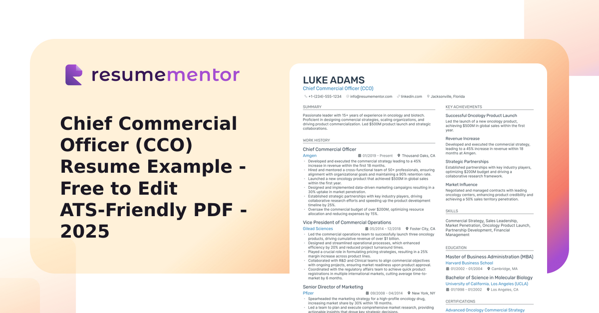 Chief Commercial Officer CCO - Cco Chief Commercial Officer Resume Examples DyMSDIzE8Hsh4w32LSs90N46NbUZjpSKKdWEMHC9
