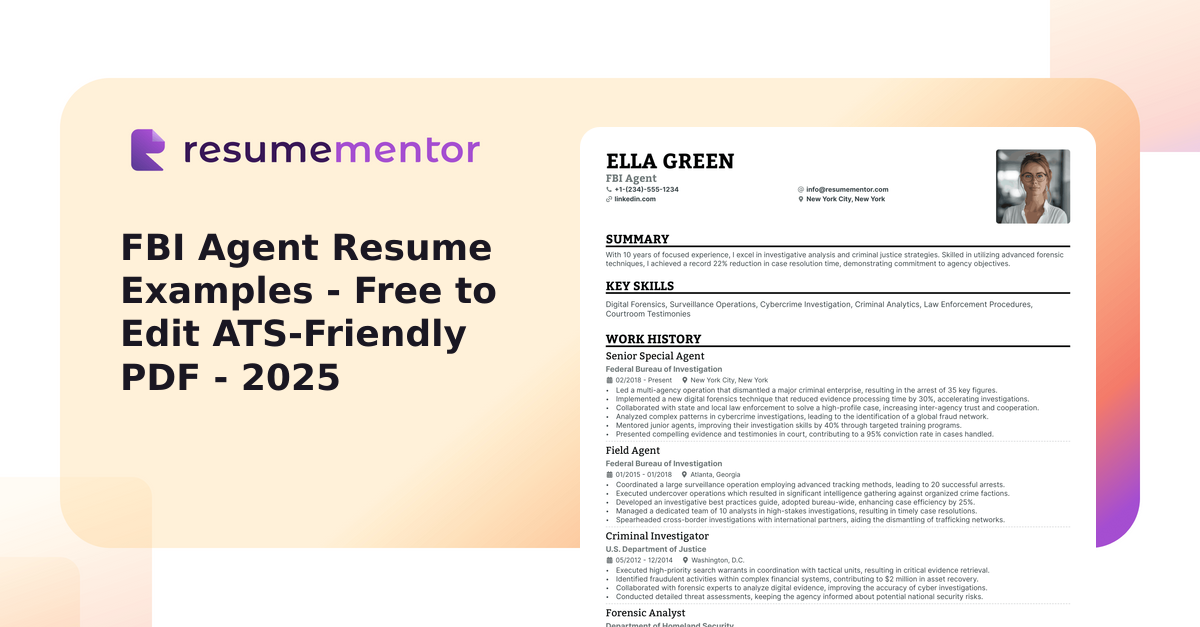 FBI Agent Resume Examples Free - Fbi Agent Resume Examples GpESB1Qh8yN4aYEUdem2dm8QEuZRRkJEXEgou7pO